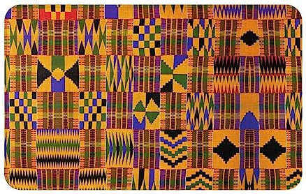 Afrikanischer Webteppich für Eingangsbereich, 50,8 x 80 cm, kleiner Teppich, weich, rutschfest, fusselfrei, für Badezimmer und Küche