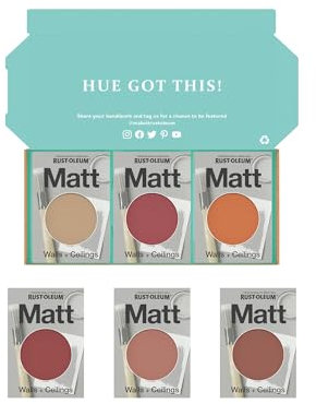 Rust-Oleum Wall Paint in Matt Finish - Fiery Shades Tester Box