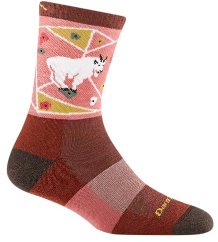 Darn Tough Women's Critter Club Micro Crew Lightweight with Cushion Sock (Style 5001) -, Canyon, L