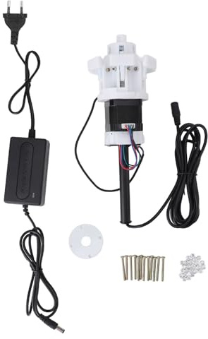 TOPINCN Apriscatole Meccanico Motorizzato, Fiore Artificiale Elettrico Motore con Chiusura Automatica e Apertura Meccanica Fai-da-Te Motori per Fiori Artificiali in Movimento Motore