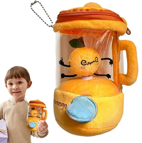 Plush Juicer Blender Toy, Juicer Plush Pull Toy, Pull String Blender Fruit, Fruit String Figurine, Interactive Fun For Nursery Decor Collector's Item