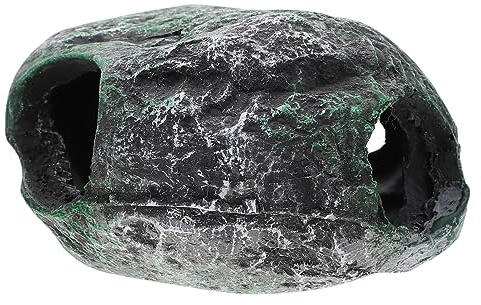 ibasenice Caverne Pierre pour Aquarium Accessoire Décoratif pour Réservoir à Poissons Cachette Sécurisée Résine pour Aquariums Eau Douce et Améliore et Fournit Un Abri Aux Poissons