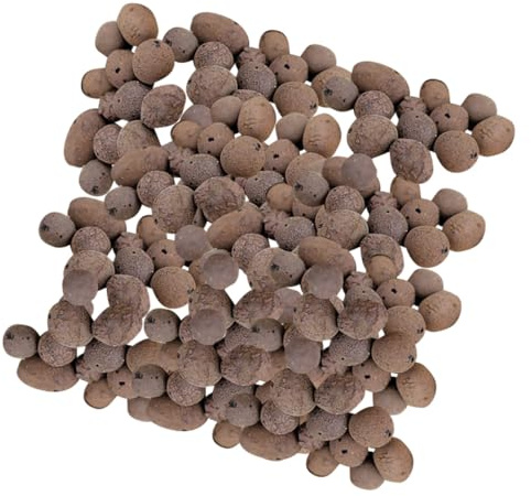 JOINPAYA Ciottoli di Argilla Espansa per Giardinaggio 1 kg Materiale Traspirante per Drenaggio e Aerazione, per Vaso, Acquario e Coltura Fuori Suolo, Pietra Ceramsite Naturale per Crescita