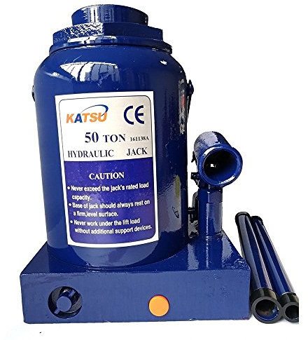 KATSU Hydraulischer Flaschen-Wagenheber 50 Tonnen Hydraulischer Wagenheber für kleine oder große Fahrzeuge 161138A