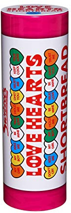 Swizzels Matlow Biscuits Butter Love Embossed Shortbread Biscuits Tin, 150 g
