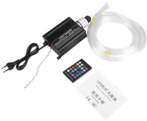 Tuta Cielo Stellato Con Telecomando Cavi, 16w Rgbw Led Kit Decorazione Soffitto In Fibra Ottica Plastica Motore Luce Per La Decorazione Domestica Illuminazione Subacquea(European regulations)