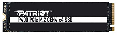 Patriot P400 512GB Internal SSD - NVMe PCIe M.2 Gen4 x 4 - Low-Power Consumption Solid State Drive - P400P512GM28H