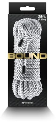 NS Novelties Corda legata Corde per bondage Silver 760 cm