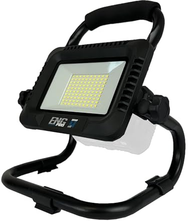 ENG PRO Faro Lampada 100 LED Luce da lavoro Faretto | Linea Professionale a Batteria ONE4ALL |50 w Luminosità Regolabile fino a 5000 lm | Solo corpo macchina