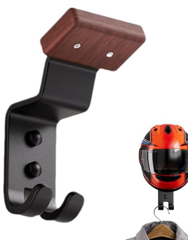 Motorcykelhjälmarhållare, Helmets-hållare med krokar, basebollkeps hängare