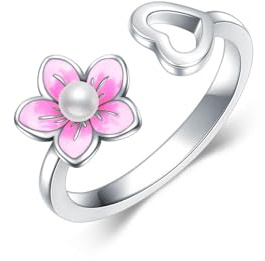 Flpruy Zehenringe für Frauen 925 Sterling Silber Hypoallergene Einstellbare Offene Band Ring für Frauen Sommer Strand Offene Zehe Schmuck Fußschmuck