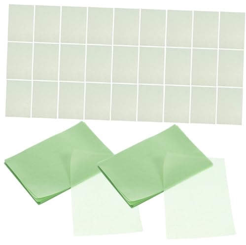 SKISUNO Ölabsorbierende Gesichts Löschpapier Blätter 500 Stück Grün aus Papier für Ölige Haut Sommerliche Frische und Ölkontrolle Tragbar und Praktisch