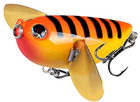 Angelköder für Zikaden – Kunstköder für Black-Bass Kunstköder – realistische Angelausrüstung in Süßwasser für See und Fluss