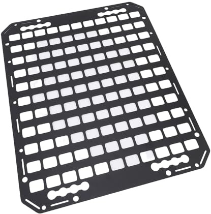 CFTGIW Auto Modular Storage Panel LKW -Bett Organizer Panel Fahrzeug Molle Speichersystem Schwerleistungsaluminium mit Mehreren Löchern für L -Spuren Limousinen SUVs Pickup Trucks