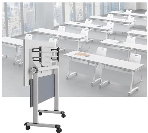 DMBBSAPBSH Besprechungstisch klappbar, Mobiler Flip-Top-Schulungstisch for Seminarbüro-Klassenzimmer(1pack,47.2in)