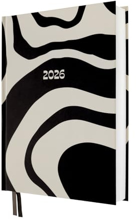 Kokonote Kalender 2026 Buchkalender Terminplaner 2026 A5 Dune 17,5 x 21,5 cm - Jahreskalender mit Wochenplaner - Planner Terminkalender 2026 A5