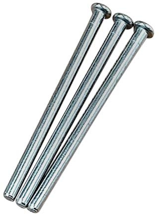 Hinge Outlet Perni per cerniere per porte, 10,2 cm, nichel satinato, confezione da 3