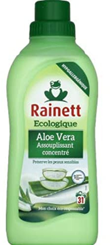Rainett Assouplissant concentré à l'aloe vera, peaux sensibles - Le flacon de 750ml