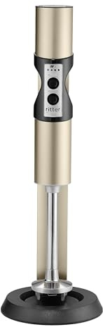 ritter stilo 7 Kabelloser Akku-Stabmixer, Made in Germany, Helles Braun
