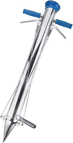 Transplantadora de plántulas, sembradora de bulbos de Semillas, Sembradora Manual de Semillas, Plantador Huerto con Mango Doble, para Plantar Bulbos Semillas Plantas Jardín