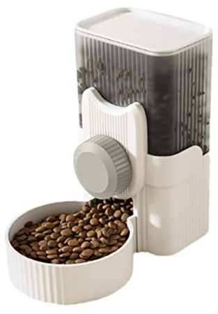 Nupaque Automatic Cage Feeder | Small Animal Water Dispenser | Cat Food Dispenser | For Hamster, Guinea, Chinchilla, Ferret, Gerbil