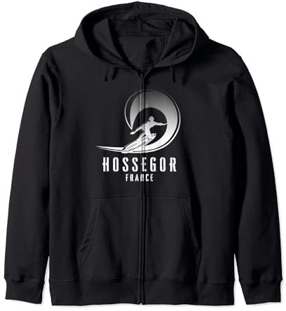 Surf Hossegor, Surfen Hossegor in Frankreich, Pfeifensurfer Kapuzenjacke