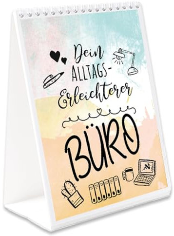 TypeStoff Tischkalender mit Sprüchen - Dein Aufmunterer im Büro - Klassik-EDITION - immerwährend OHNE Kalendarium als Geschenk und Dekoration (Büro-Klassik) - TK-01479