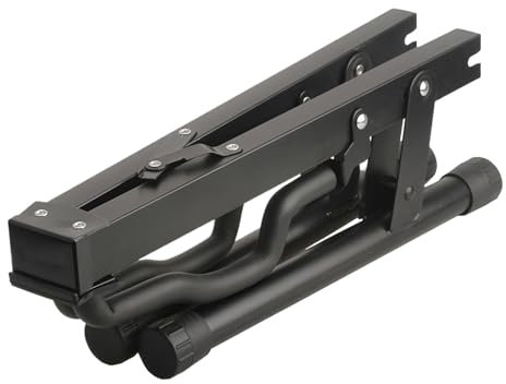 Generisch Verstellbarer Gitarrenständer, Metal Guitar Rack - Metal Foldable Guitar Rack,Musikinstrumente Accessoires, tragbarer Ukulele -Organisator für Bässe, Banjos