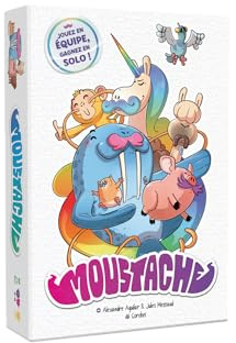 Blackrock Games Moustache - Jeu de Société - Jeu de Plis Amusant et Tactique - 3 à 6 Joueurs - Dès 10 Ans - Accessible : idéal en Famille ou Entre Amis - Lumberjacks Studio