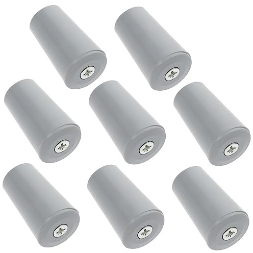 MUELODSIC Roller Shutter Stopper and Buffer Replacement Plastic Stoppers with Nuts Gray 8pcs Shutter Repair Parts for Window Fasteners Buffer