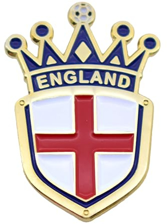 Football Lapel Pin National Flag Football Sports Enamel Brooch Badge Gifts Memorabilia