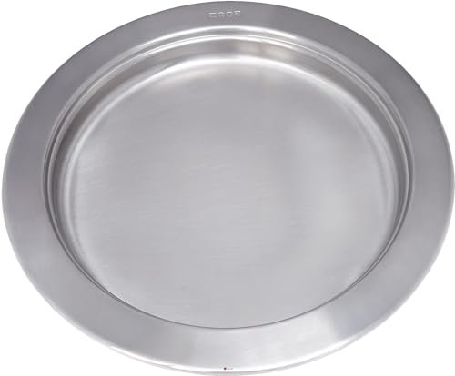 I LUV LTD Pewter Medieval 11 inch Charger Plate/Tray in Antique Finish Touchmarked on Rim Perfect for Engraving