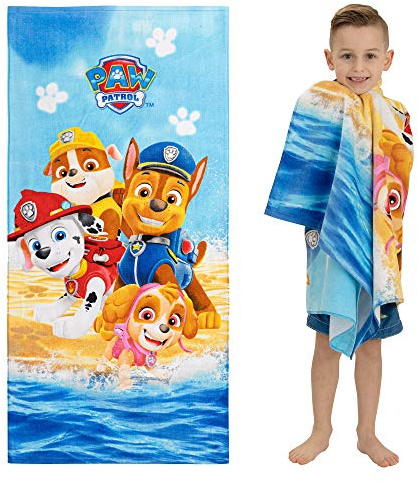 Franco Kids Super Soft Cotton Bath/Pool/Beach Towel, 58 in x 28 in, Paw Patrol