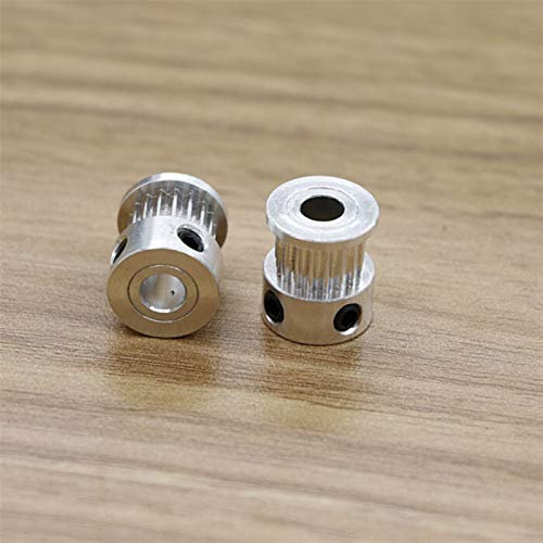 Pnloog-Zahnriemenscheibe 10 STÜCKE 17 Zähne GT2 3D-Drucker-Timing-Riemenscheibe, Bohrung 5mm, 2Gt 17 Zähne Zahnriemenscheibe, Fit für GT2- Gurtbreite 6mm,