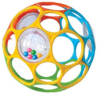 Sensoriska bollar för bebisar olika mjuka och elastiska bollleksaker för sensorisk utveckling för barn från 3 månader (9,5 cm i diameter)