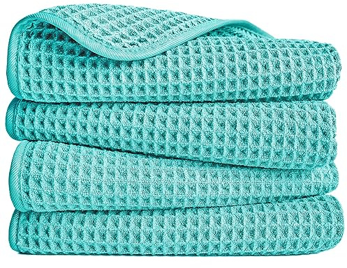 Polyte Handtuch Mikrofaser Waffel Schnelltrocknend 430 GSM 40,6x76,2 cm