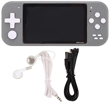 4,3 Pollici Console di gioco portatile, console di gioco retrò con batteria ricaricabile USB,400 giochi classici portatili, Mini Lettore di Giochi Portatile Regali Per Bambini/uomini