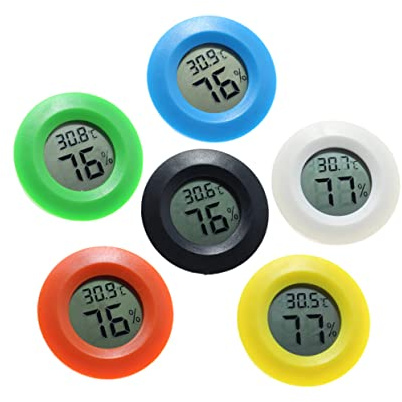 Mipcase Hygromètre Numérique Rond Et Thermomètre Pour Terrarium Chambre à Coucher Et Maison
