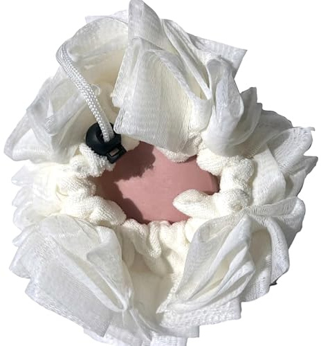Luffaschwämme für Badezimmer, Bad, Dusche, bequemer Körperschrubber für Dusche und Gesicht, einfache Anwendung, Pflege