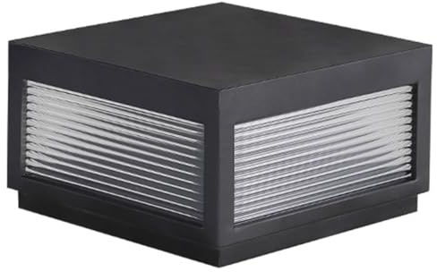 HOAYCNYJ Lampada a colonna per esterni cancello paletto E26 cablato pilastro luce impermeabile moderno stile industriale lampade stigma 30 cm scuro super luminoso metallo vetro post luci per cancello