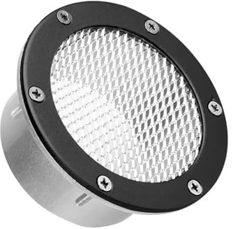 Durite D'admission d'air pour Benz 3 Pouces Voiture Évent Course Admission Pare-Chocs Évent Conduit D'entrée Filtre À Air Froid Poussière Conduit d'air Grille Tuba D'admission Voiture(3inch Black)