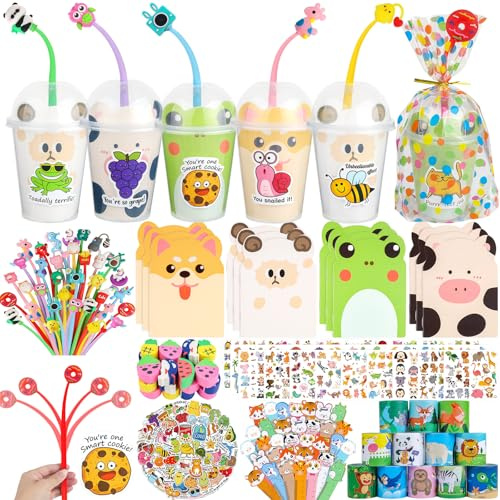 Mepmela Birthday Goodie Bags for Kids, 24 Pack Return Gifts for Birthday, Easter Stuffers Classroom Gifts Class Rewards Prizes