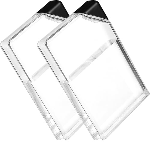 NAMOARLY Set 2 Pezzi Bottiglie d Acqua Piatte da Viaggio 450ml in Plastica As Coperchio Triangolare, Leggere e Facili da Trasportare per Sport e Palestra Riutilizzabile
