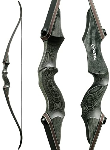 Archery Takedown Recurve Bow 58inch Traditional Longbow Hunting Targeting Practice (45.00)