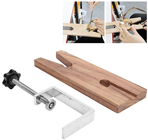 Morsetto da banco per gioiellieri - Accessori da banco in legno per la creazione di gioielli - Struttura resistente in ferro e legno