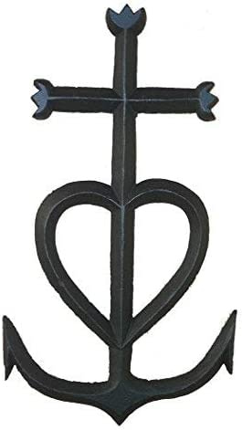 udc Ambiente, Camargue-Kreuz, 15 cm – aus Gusseisen in Antikoptik