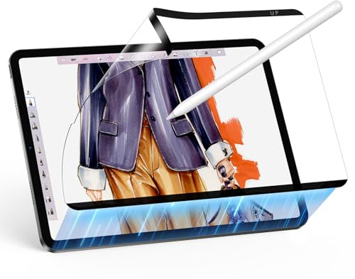 ESR Magnetisch Paper-Feel Schutzfolie für iPad Pro 11 (2022/2021/2020/2018) | Für iPad Air 5/4 Gen, Schreiben und Zeichnen wie auf Papier, Abnehmbar und Wiederverwendbar,Kompatibel mit Panzer Schutz Glas