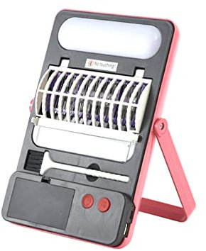 DLUCCA Tueur de Moustiques Lampe Anti-moustiques 50W Lampe Anti-moustiques à énergie Solaire Lampe multifonctionnelle à l'extérieur Choc électrique Tueur de moustiques Mouches Lampe Zapper