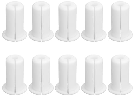 10 Pezzi Passacavo a Muro per Kit di Instradamento Cavi, Boccola a Muro in Silicone da 0,75 Pollici per Passacavo a Muro Passacavo per Foro a Muro Foro per Cavo