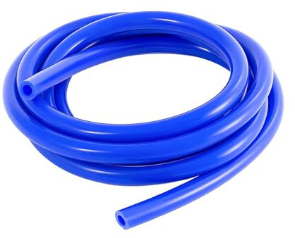 CONNECTION Unterdruckschlauch Kfz 6 Meter Silikon Vakuumschlauch 3mm Innendurchmesser Silikonschlauch Unterdruckschlauch für Luft, Pumpen, Luft Turbinen, Vakuumarmaturen (Blau)